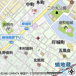 日本基督教団岸和田教会周辺の地図