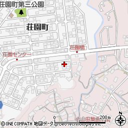大阪府河内長野市荘園町2-17周辺の地図