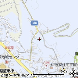 広島県東広島市高屋町白市384周辺の地図