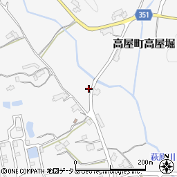 広島県東広島市高屋町高屋堀2088周辺の地図