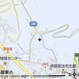 広島県東広島市高屋町白市384-1周辺の地図