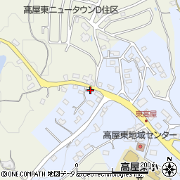 広島県東広島市高屋町白市500周辺の地図