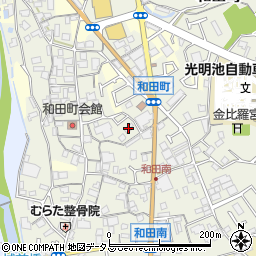 大阪府和泉市和田町217-2周辺の地図