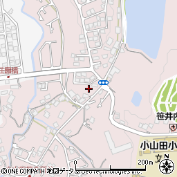 大阪府河内長野市小山田町1313-2周辺の地図