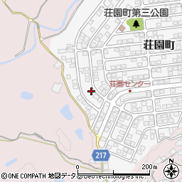 大阪府河内長野市荘園町19-19周辺の地図