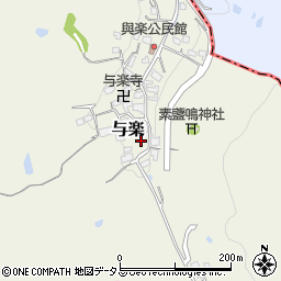 奈良県高市郡高取町与楽200周辺の地図