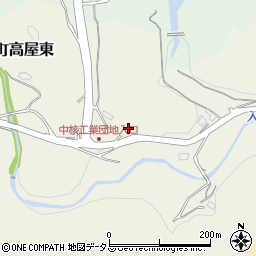 広島県東広島市高屋町高屋東1350周辺の地図