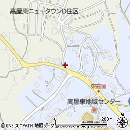 広島県東広島市高屋町白市493周辺の地図