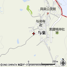 奈良県高市郡高取町与楽225周辺の地図