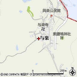 奈良県高市郡高取町与楽223周辺の地図