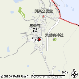 奈良県高市郡高取町与楽198周辺の地図