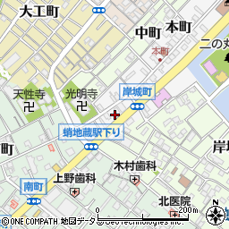 大阪府岸和田市本町13周辺の地図