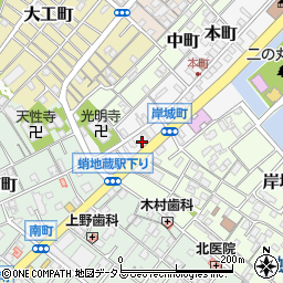 大阪府岸和田市本町13周辺の地図