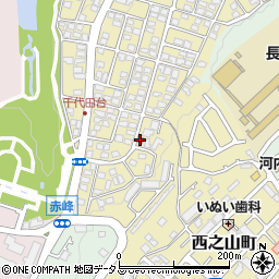 河内長野千代田台郵便局周辺の地図