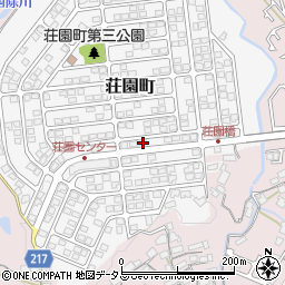 大阪府河内長野市荘園町26-7周辺の地図
