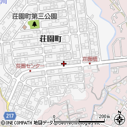 大阪府河内長野市荘園町26周辺の地図