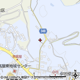 広島県東広島市高屋町白市433周辺の地図