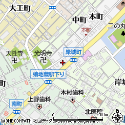 大阪府岸和田市本町13-18周辺の地図