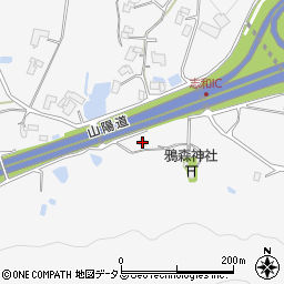 広島県東広島市志和町冠647周辺の地図