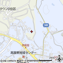 広島県東広島市高屋町白市470周辺の地図