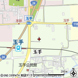 奈良県御所市玉手43周辺の地図