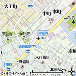 大阪府岸和田市本町13-19周辺の地図