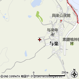 奈良県高市郡高取町与楽228周辺の地図