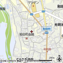 大阪府和泉市和田町212周辺の地図