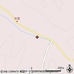 長崎県対馬市峰町木坂602-1周辺の地図