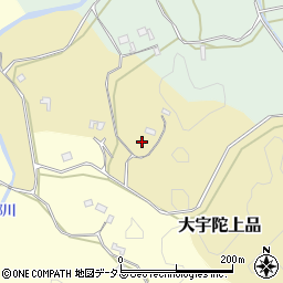 奈良県宇陀市大宇陀上品周辺の地図
