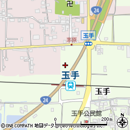 奈良県御所市玉手33周辺の地図