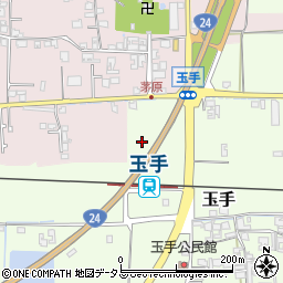 奈良県御所市玉手33-9周辺の地図