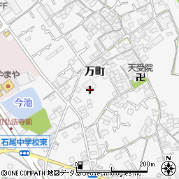大阪府和泉市万町183周辺の地図