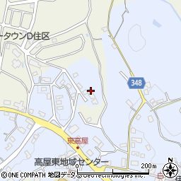 広島県東広島市高屋町白市472周辺の地図
