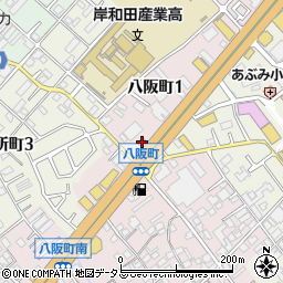 ケンタッキーフライドチキンＲ２６岸和田店周辺の地図