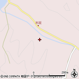 長崎県対馬市峰町木坂621周辺の地図