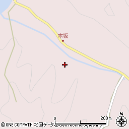 長崎県対馬市峰町木坂621周辺の地図