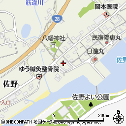 兵庫県淡路市佐野2176周辺の地図