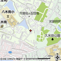 大阪府岸和田市小松里町1098周辺の地図