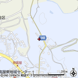 広島県東広島市高屋町白市423周辺の地図