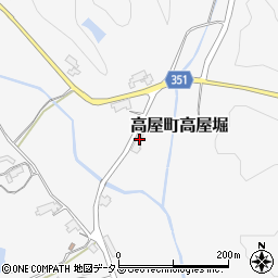 広島県東広島市高屋町高屋堀84周辺の地図