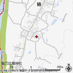 大阪府富田林市嬉397周辺の地図