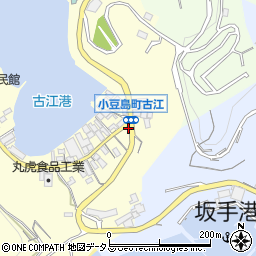 香川県小豆郡小豆島町古江周辺の地図