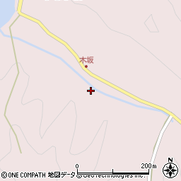 長崎県対馬市峰町木坂622-2周辺の地図