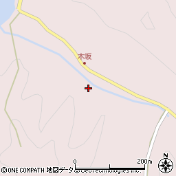 長崎県対馬市峰町木坂622周辺の地図