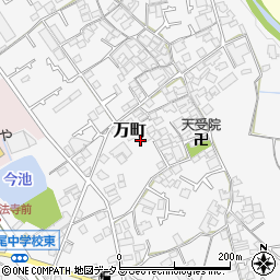 大阪府和泉市万町187-4周辺の地図