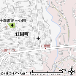 大阪府河内長野市荘園町34-11周辺の地図