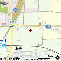 奈良県御所市玉手56周辺の地図