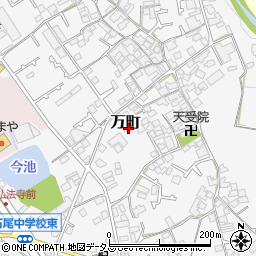 大阪府和泉市万町184-1周辺の地図