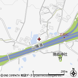 広島県東広島市志和町冠635周辺の地図